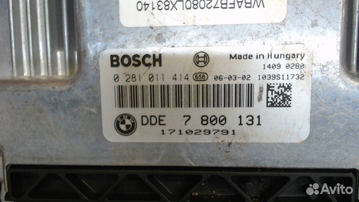 Блок управления двигателем BMW X5 E53, 2006