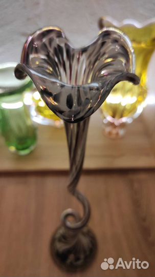 Ваза цветное стекло