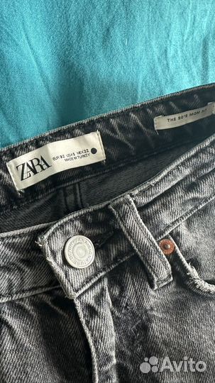 Джинсы Zara 32 черные женские