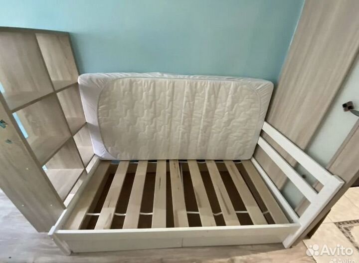 Детская кровать от 2 лет с матрасом 160 и ящиками