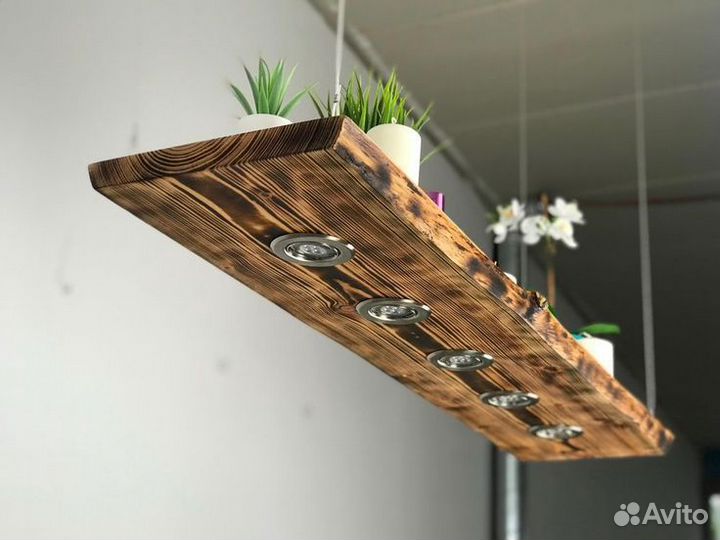 Люстры из дерева