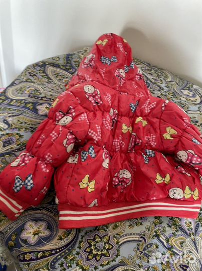 Курточка Б/у и штаны новые на флисе