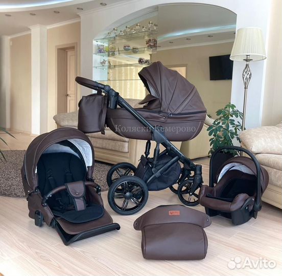 Коляска 3 в 1 Verdi Mocca