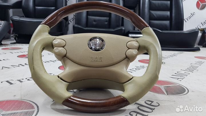 Руль в сборе анатомический на Mercedes-Benz W219