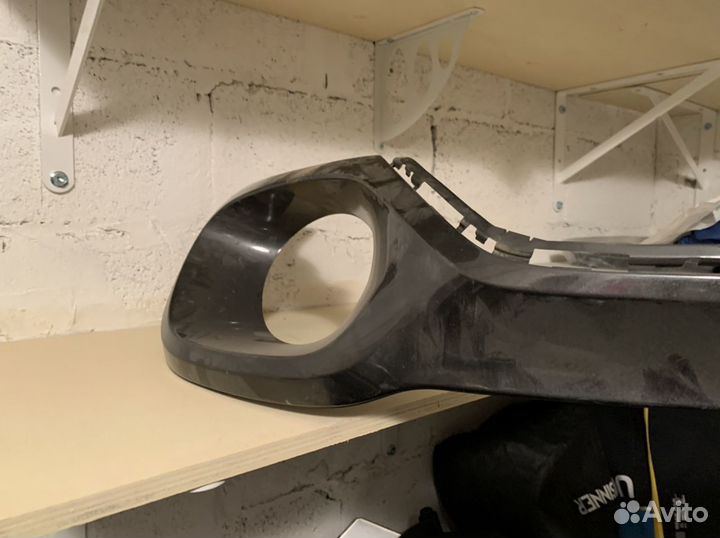 Bmw x6 f16 юбка накладка заднего бампера