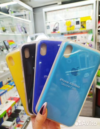 Чехол Silicone case iPhone XS Max