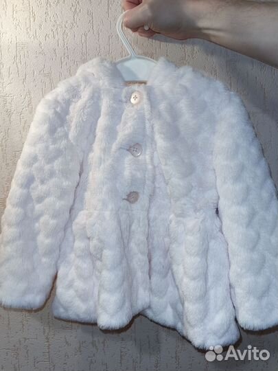 Шубка для девочки,р.80