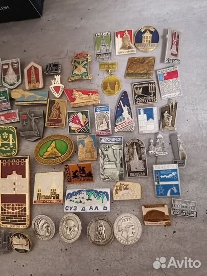 Значки СССР Архитектура памятники музеи мосты