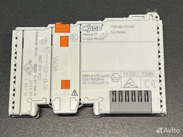 Wago 750-600 новый, без упаковки, 2 шт