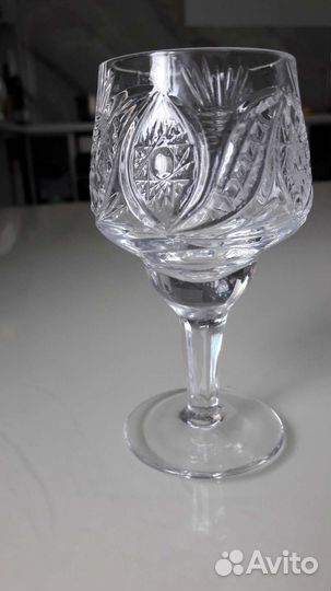 Хрустальные рюмки на ножке СССР
