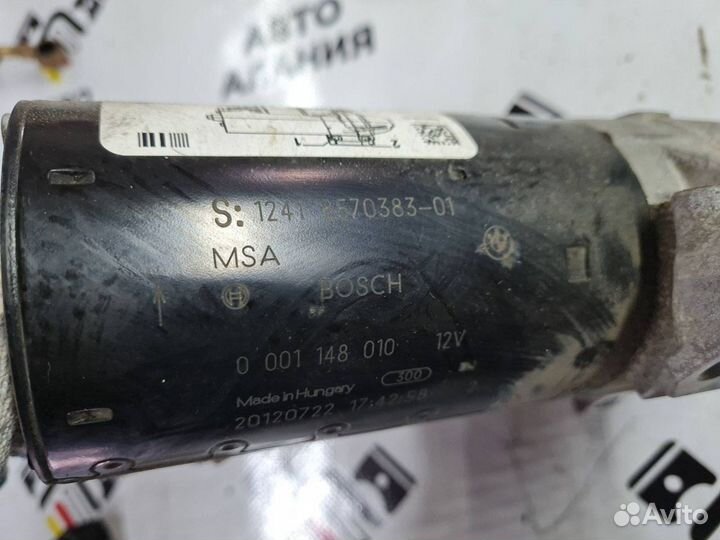 Оборотный стартер Bmw F10 N47D20C 2012