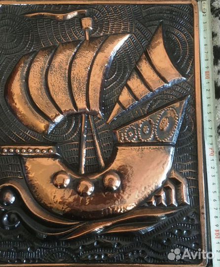 Чеканка панно СССР 