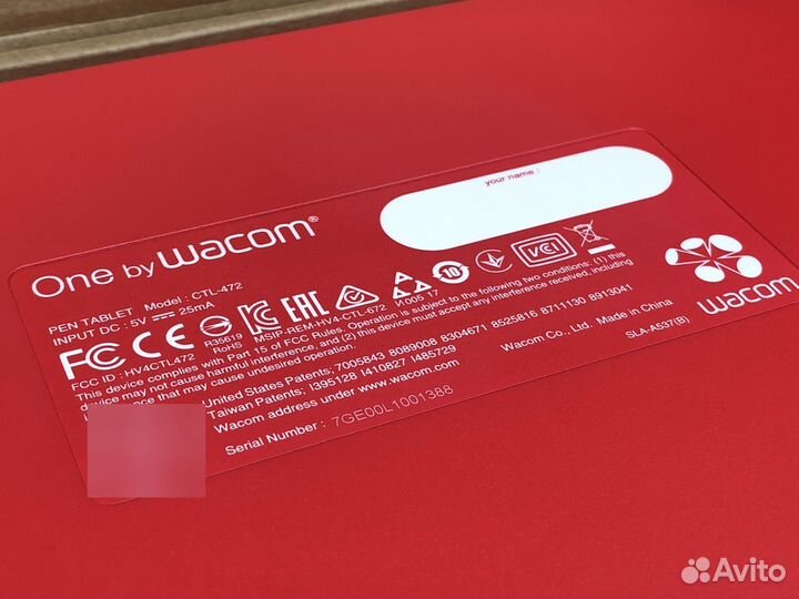 М.графический планшет Wacom CTL-472/KO-BX