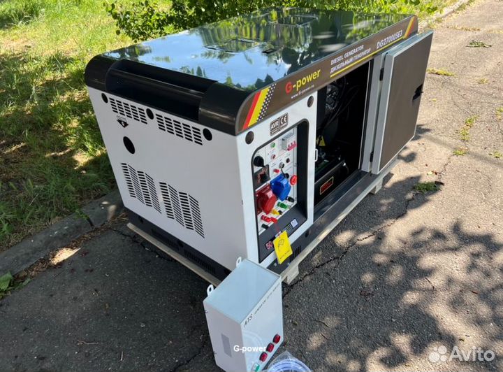 Дизельная элекетростанция 10 кВт g-power с постоян