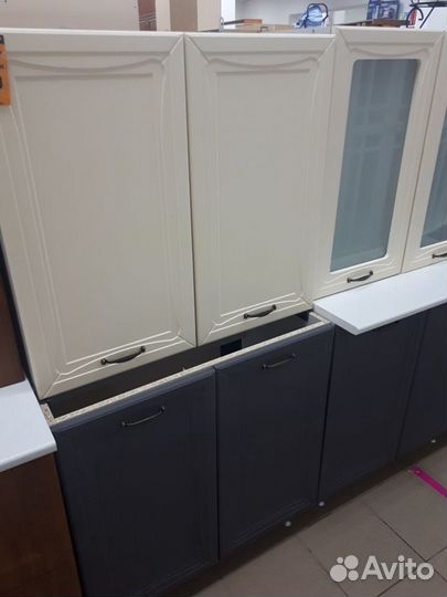 Б-6 Кух. гарнитур Империя 1,6 мдф (Софт ваниль/Соф