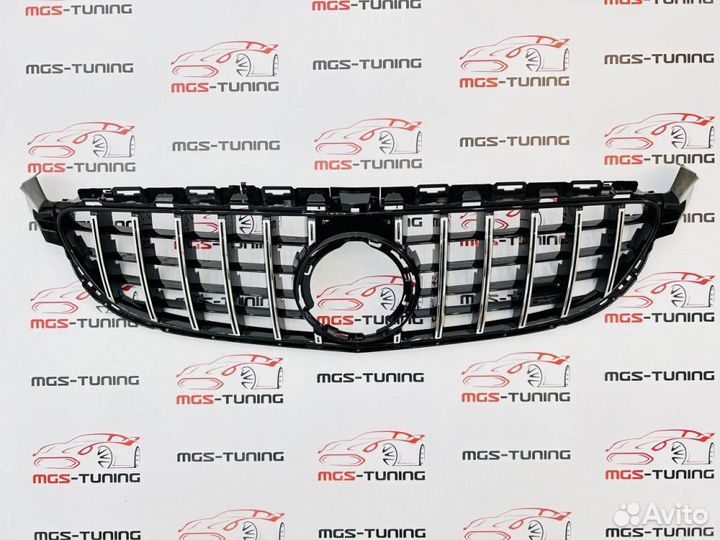 Решетка Mercedes C63AMG W205 GT style Chrome