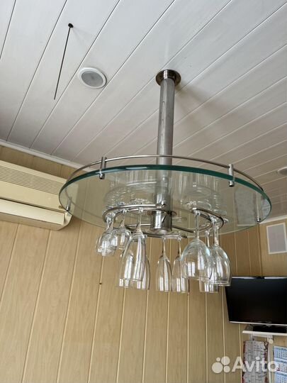 Держатель для бокалов с подсветкой