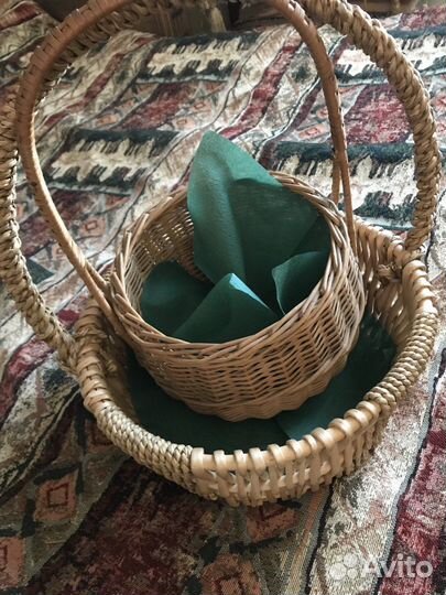 Корзинки плетёные 2 шт