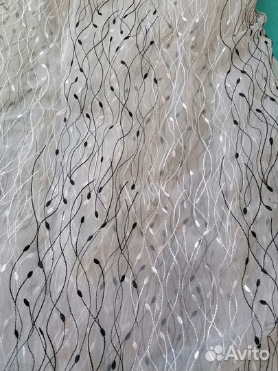 Шторы и тюль бу