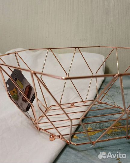 Новая Металлическая Корзина для фруктов