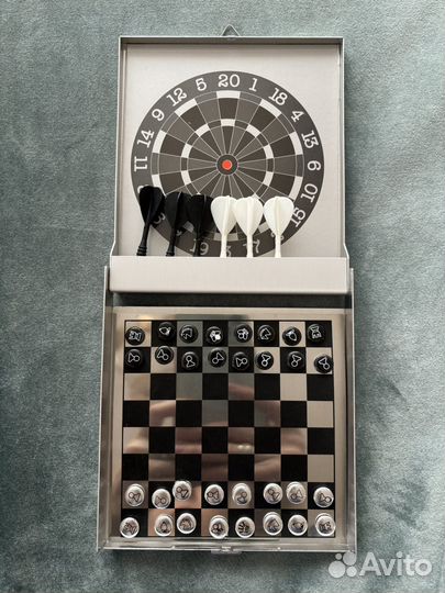 Дорожные шахматы и дартс