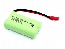 Аккумулятор Ni-Cd 2.4V 1800mah AA Flatpack JST