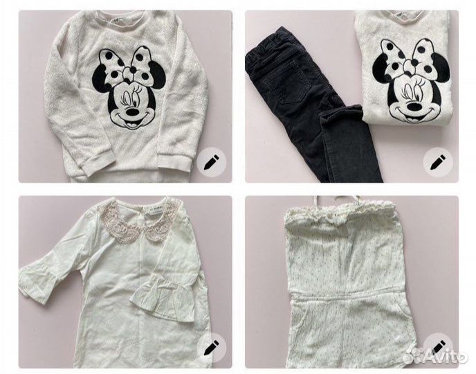 Вещи для девочки размер 116