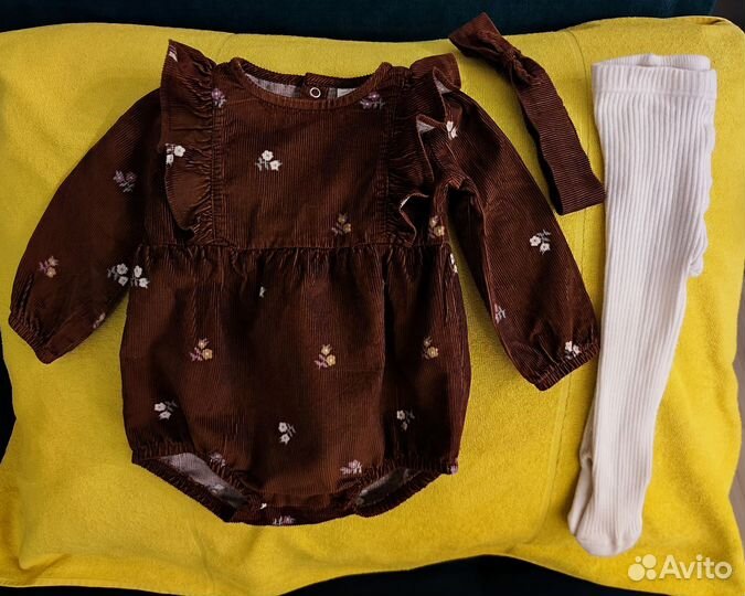Костюм (платье) для девочки 74 carters