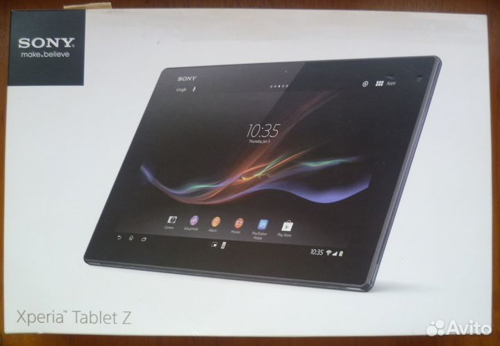 Планшет Sony Xperia Tablet Z, экран 10,1”, 16Гб