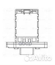 Резистор вентилятора отопителя Chevrolet Lacett