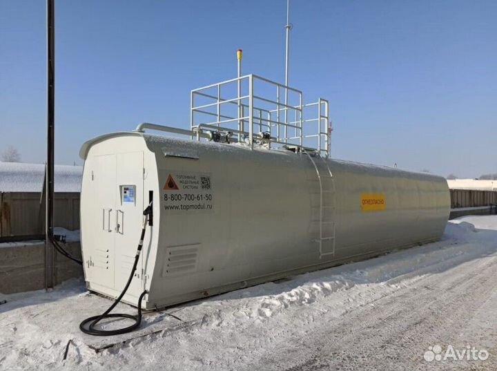 Контейнерная АЗС для заправки своей техники