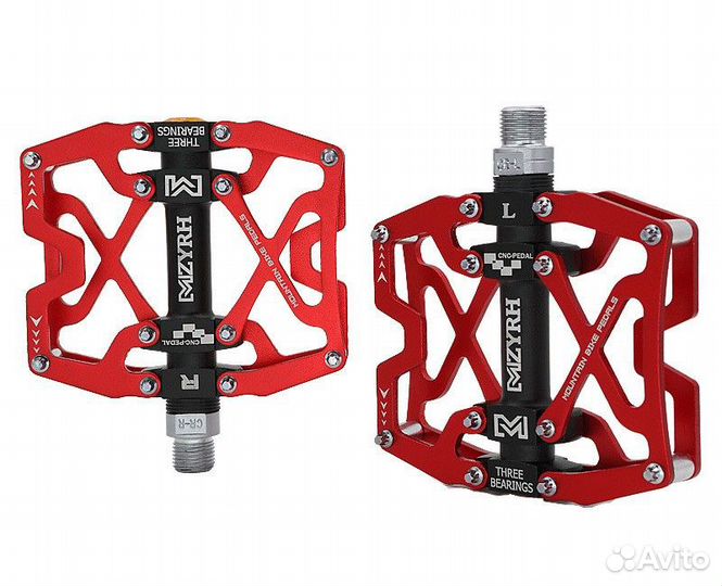 Педали mzyrh MZ-Y06 красные