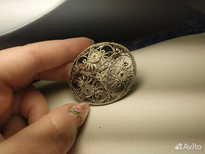 Брошь старинная винтажная раритет