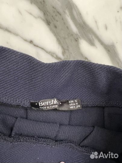 Юбка синяя bershka