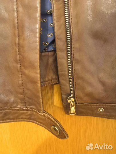Куртка кожаная (Massimo Dutti) оригинал 42- 44