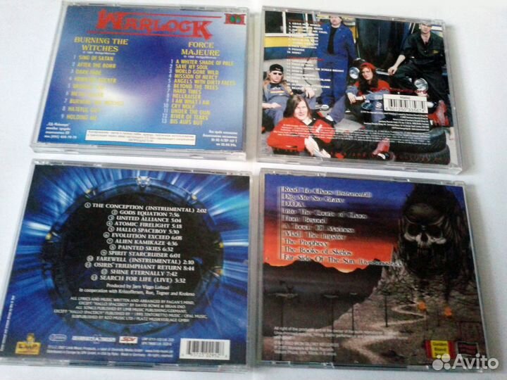 CD-диски (блюз-рок-джаз-хэви-метал) цена 4 шт