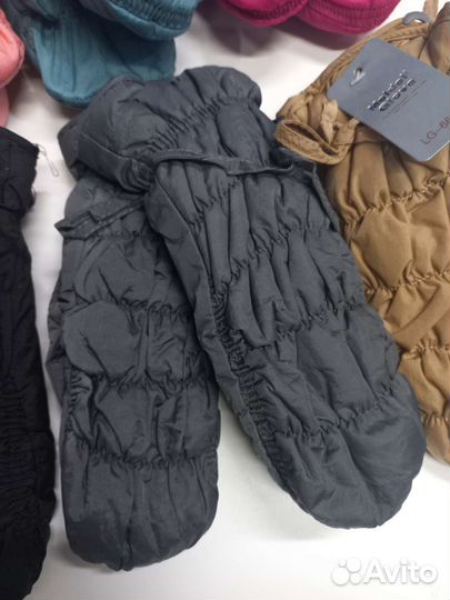 Варежки женские балоневые новые