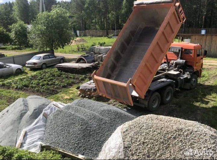 Щебень гравийный