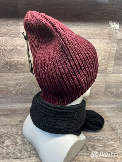 Шапка вязаная из хлопка, Zetta