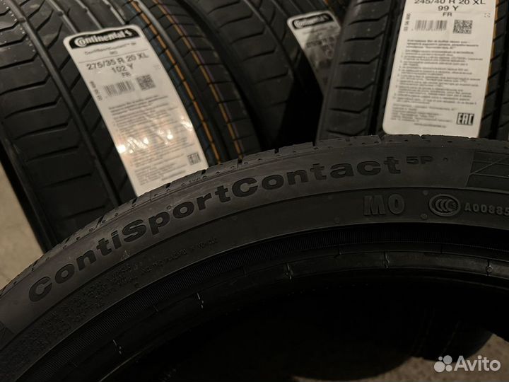 Continental ContiSportContact 5P 245/40 R20 и 275/35 R20