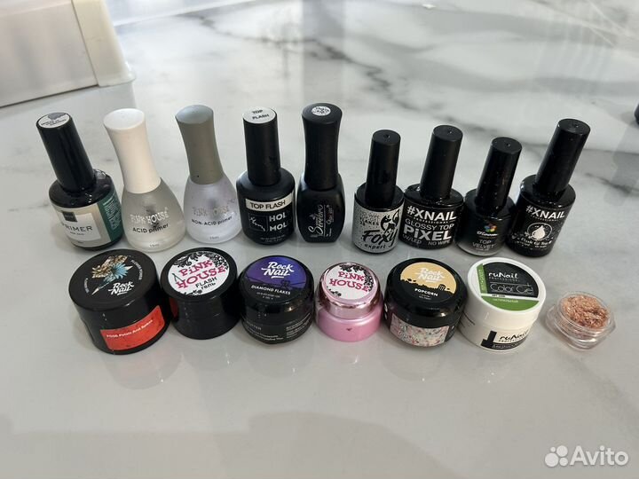 Гель-лаки, гели, базы, топы для ногтей