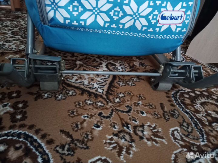 Детские сани с колесами