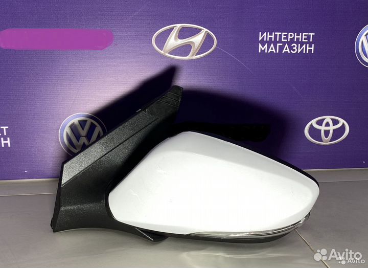 Зеркало Hyundai Solaris 11-17 с повторителем