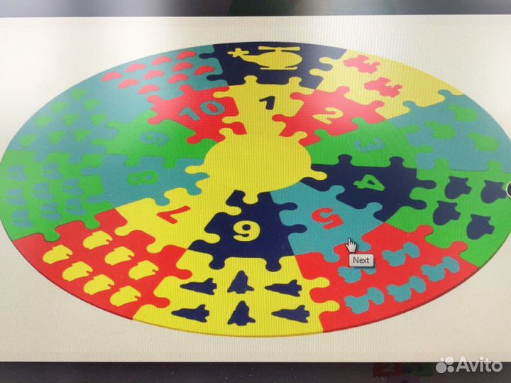 Коврик пазл «мягкий пол»