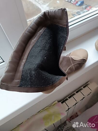 Сапоги женские зимние натуральная кожа 38 зима