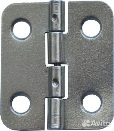 Петля карточная 22х24, оцинкованная