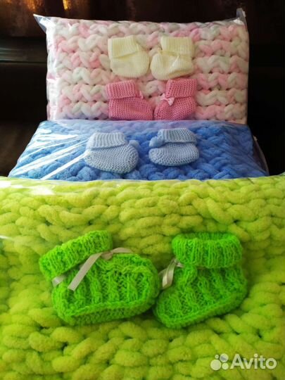 Пледики плюшевые новые