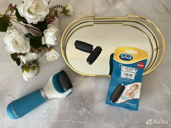 Пилка scholl насадки ролики для пилки шоль новые