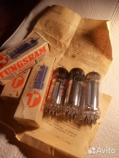 Радиолампы Tungsrаm EL41 AZ41