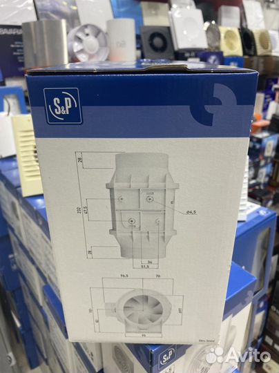 Канальный вентилятор Soler Palau TD-160/100